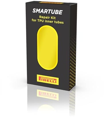 Pirelli Unisex – Erwachsene SmarTUBE Patch Kit Fahrradschlauch, Gelb, Mittel