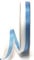 Nationalband 25m x 15mm hellblau - weiß Vereinsband Ordensband Fanband Dekoband