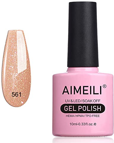 AIMEILI Gel Nail Polish, UV LED Soak Off Nail Art Manicure Pedicure Ideal for Salon Studios & Home Use, Long Lasting & Easy to Apply - (561) 10ml