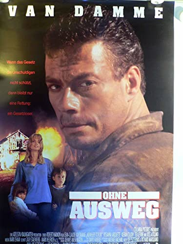 Ohne Ausweg - Jean-Claude Van Damme - Filmposter A1 84x60cm gerollt