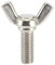 5 Stück M3/M4/M5/M6/M8/M10/M12 Edelstahl-Flügelschrauben, handfest anziehende Flügelkopf-Rändelschrauben, M12x20mm