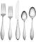 Alata Emma 60-Piece 18/10 Silverware Set, Hammered Flatware Set, Heavy Duty Stainless Steel Cutlery Set, Modern Kitchen Utensils, Dinnerware Sets Service for 12, Mirror Polished & Dishwasher Safe