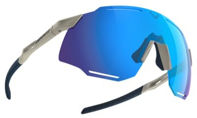 DYNAFIT Unisex Alpine Evo 3 Sportbrille, rock khaki-blueberry, OneSize