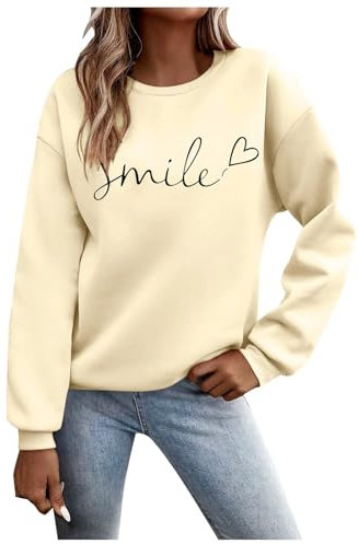 BMKKTOP Maniche Lunghe Donna Maglione Uomo Cotone Leggero Maglia Donna Firmata Magliette Filo di Scozia Lino Donna Maglione Donna Gilet Donna Estivo Maglione Lungo Donna per Leggings Felpa Donna