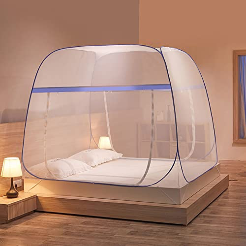 Pop-up Moskitonetz Faltbare Moskitonetz für Doppelbett Bett Baldachin Insektenschutz