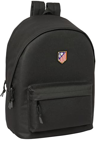 safta ATLÉTICO DE MADRID TEEN Rucksack für Laptop 39,6 cm (15,6 Zoll) und USB, ideal für Jugendliche verschiedener Altersgruppen, recyceltes Gewebe, bequem und vielseitig, Qualität und