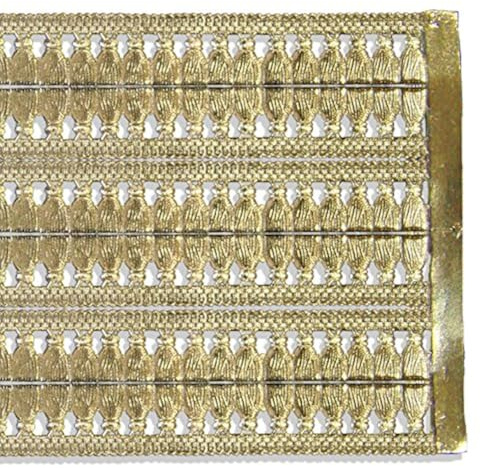 Kunze A120275011 Goldborte, 55 x 9.5 cm, Geprägtes Papier, Gold