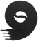 Di Ficchiano 1 Paar SCHNÜRSENKEL schwarz flach 7mm breit für Sneaker Sportschuhe Lederschuhe - flache Schuhbänder sehr reißfest - Shoe Laces Farbe: schwarz 110cm