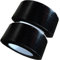 2 Rollen Klebeband Gewebeband Panzerband Panzertape 50m X 48mm schwarz (2 Rollen 50 m x 48mm, schwarz 2-er)