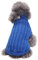 Boodtag Hundepulli mit Kapuzen Hunde Warm Hoodies kleine mittlere Hunde und Grosse Hunde Mantel Kleidung (L (Neck38cm/15.0), Dunkelblau)