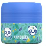 KAMBUKKA Bora Bento Box hermetisch verschlossene Müslibecher to go - Heiß und kalt - Spezialdeckel zur Druckreduzierung im Inneren der isolierten, auslaufsicheren Lunchbox- Modell Bora Chief Panda