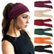 DRESHOW 6 Stück Damen Boho Stirnband Kopfband Haarband Gedruckt Stirnbänder Knoten Verdrehtes Elastische Kopf Wickeln Niedlich Haarschmuck für Mädchen