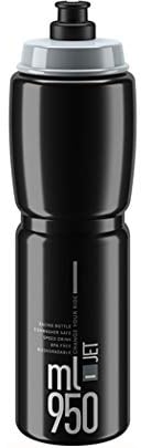 Elite Trinkflasche Jet 950ml, Schwarz/Grau, Polyethylen, 190902
