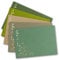 25x Weihnachts-Briefumschläge - DIN C6 - mit Gold-Metallic geprägtem Sternenregen - Farbenmix 2 Vintage Kraftpapier - je Farbe 5 Stück - Nassklebung - 114 x 162 mm