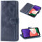 Mulbess Etui Coque pour Samsung Galaxy A22 5G - Housse en Cuir - Fentes pour Cartes - Pochette Protection Portefeuille - Rétro Marine Bleu
