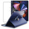 ebestStar - Cover per iPad Pro 12.9 M1 2021, 2020 Apple, Custodia Protezione Rotazione 360, Pelle PU, Blu scuro + Vetro Temperato