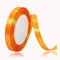 Geschenkband Orange 10mm Breit, 23 Meters Satinband Orange Geschenkbänder Stoff Schleifenband Dekoband zum Geschenkverpackung, Bastelarbeiten, Geburtstag und Hochzeitsdekoration