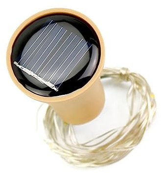 HOMSFOU 20 Led-korklichter Oberlichter Aus Kork Flaschenlichter Aus Kork Weinstopper Leuchtet Led-leuchten Für Weinflaschen Party-fee-lampe Beleuchtete Weinkorken Draussen Lichterketten