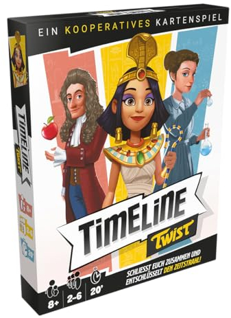 Zygomatic, Timeline Twist, Familienspiel, Kartenspiel, 2-6 Spieler, Ab 8+ Jahren, 20 Minuten, Deutsch