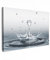 MuchoWow© Leinwand Bilder Groß 120x80 cm XXL Wanddeko Wohnzimmer Aesthetic Room Decor Deko Zimmer Wandbilder Moderne Bild auf Leinwand Abstrakt - Modern - Wasser - Herz