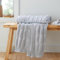 Catherine Lansfield Chunky Marl Knit Cosy 130x170 cm Blanket Throw Silver Grey