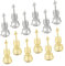 BESTonZON 12St Musikinstrumentenmodell Baum Dekorationen Mini-Musikinstrumente weihnachtsdeko weihnachtsbäume geschmückt weihnachtliche Instrumentendekoration Weihnachtsanhänger Plastik
