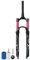 LYYCX Mountainbike Vorderrad Gabel 26 27.5 29 Zoll, Fahrrad Federgabel, Federweg 140mm AIR-32 1-1/8 Zoll Magnesiumlegierung QR 9mm mit Rückpralleinstellung(Tapered Manual Lockout,26 Zoll)