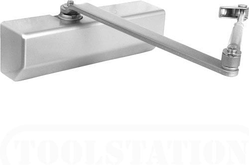 Size 3 Door Closer with Backcheck Silver