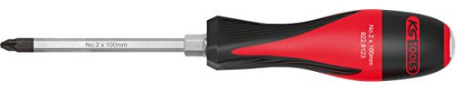 KS Tools 922.6122 - Tournevis ULTIMATEmax® POZIDRIV®, PZ1 - Avec Lame en Chrome Vanadium
