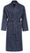 Herren Morgenmantel Revise Guido RE-504 - Elegant - 100% Baumwolle - Blau C4 - Gr. XXL