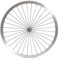 KHE Fixie Laufrad vorne 700c 28 Industriegelagert 32 Loch Silber Doppelkammerfelge