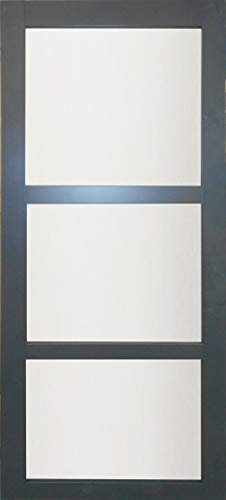 Porte Coulissante Blakeria Ral7016 Vitrée H204 X L83 Côtes Tableau Gd Menuiseries