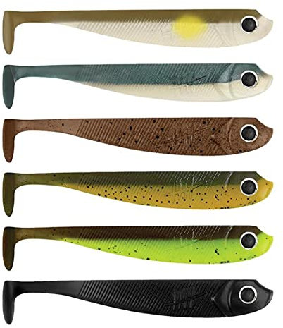 Lieblingsköder Gummifische 6cm - 6 Angelköder, Farbe Lieblingsköder:Natural Classics
