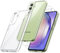 JETech 2 in 1 Hülle für Samsung Galaxy A54 5G 6,4 Zoll mit 2 Stück Schutzfolie, Panzer Schutz Glas Folie, Stoßfest Klare Rückseite Handyhülle (Durchsichtig)