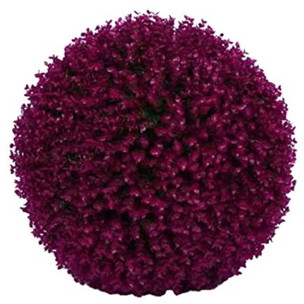 Gcroet Boules topiaires artificielles, Balle topiaire Artificielle 40cm Suspendu Artificiel botwood Fausse Plante Plante décorative Plante décorative pour décoration de Plafond Violet