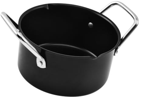 OUNONA BBQ Stew Pot Creative Cookware Tagine Pot Mini Pan Portable Cooking Stove Induction Pot Chinese Casserole Shabu Stainless Steel Cookware Household Pot Tool Carbon Steel Non Stick