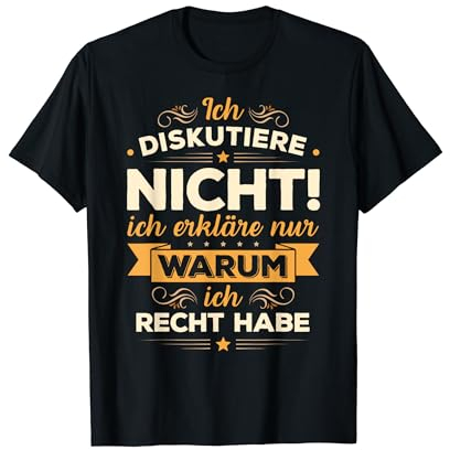 Recht Lustige Sprüche Männer Witzigen Sprüchen Herren Lustig T-Shirt