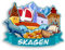 Quwsne Kühlschrankmagnet Skagen Dänemark Kühlschrankmagnet Stadt Reise Souvenirs Touristengeschenke 3D klassische Sehenswürdigkeiten handgefertigt Handwerk Heimdekoration -2077