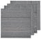Nisorpa 20x Carpet Tiles 5 SQM Heavy Duty Floor Mat Non-Slip Interior Floor Tiles 50 x 50cm Commercial Carpet Tiles Hardwearing for Home Office Living Room Flooring, Light Grey