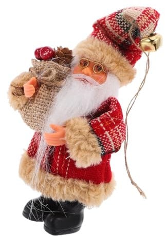 MAGICLULU Weihnachtsmannpuppe Weihnachtsmannpuppen Weihnachtsmannfiguren Plüsch