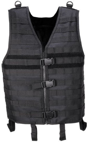 MFH Vest MOLLE Light Black