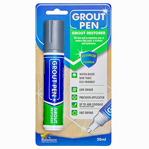 Rainbow Chalk großer Fugenstift – belebt & erneuert veschmutzte Fugen, hinterlässt einen sauberen, frischen Look. grau
