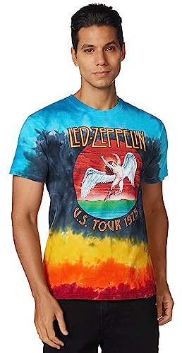 Liquid Blue Men's Led Zeppelin Icarus 1975 T-Shirt Led Zeppelin Icarus 1975 T-Shirt (Pack of 1)