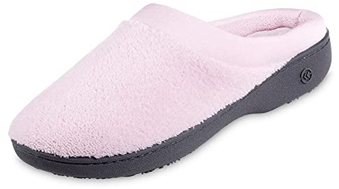 Isotoner Microterry Pull à Capuche en Tissu éponge avec Bordure en Satin pour Femme