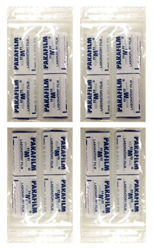 250 St. Verschlussband für Flaschen Parafilm 10x3 cm zum verschließen Abkleben Isolieren Maskieren