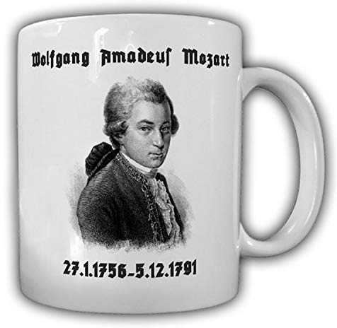 Wolfgang Amadeus Mozart Komponist Wiener Klassik Österreich Tasse #13710