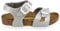 Birkenstock Original Rio Birko Flor Stretta, Silver, 031893 29,0