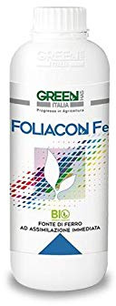 Foliacon Fe (Aminoácidos, péptidos y hierro) (1 kg), fertilizante líquido para plantas y flores