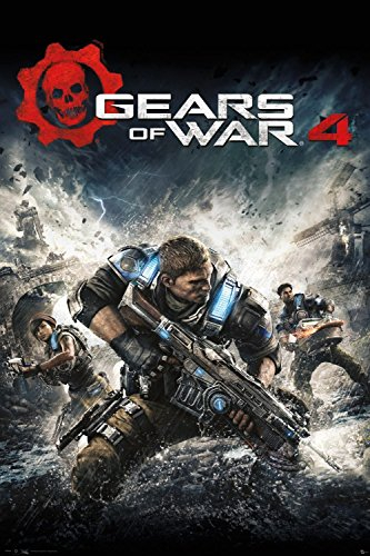 1art1 Gears of War Poster 4, Game Cover Plakat | Bild 91x61 cm