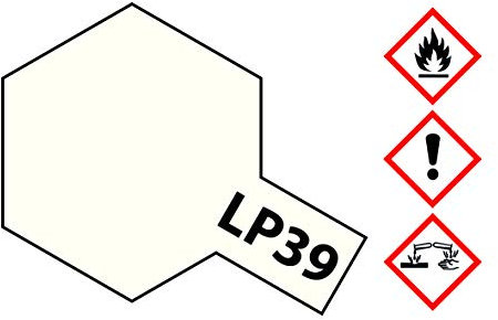 TAMIYA LP-39 Racing Weiß glänzend | Streichlack 10ml #82139